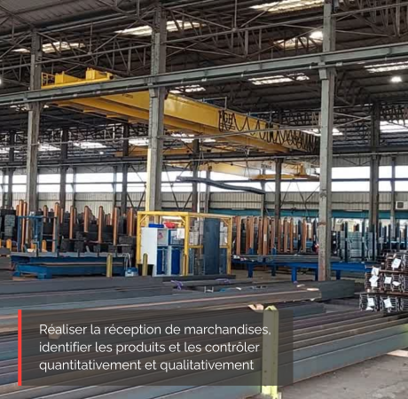 Mission du préparateur : réceptionner la marchandise