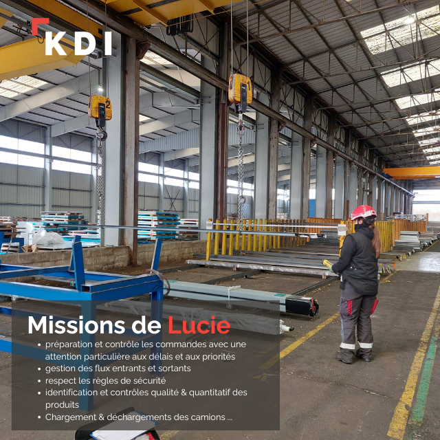 Les missions du préparateur/trice chez KDI