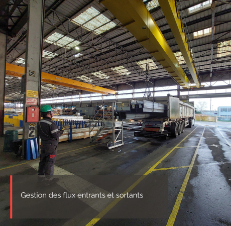 Mission du préparateur : gestion des flux entrants et sortants
