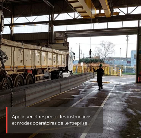 préparateur : respecte les instructions et processus de l'entreprise
