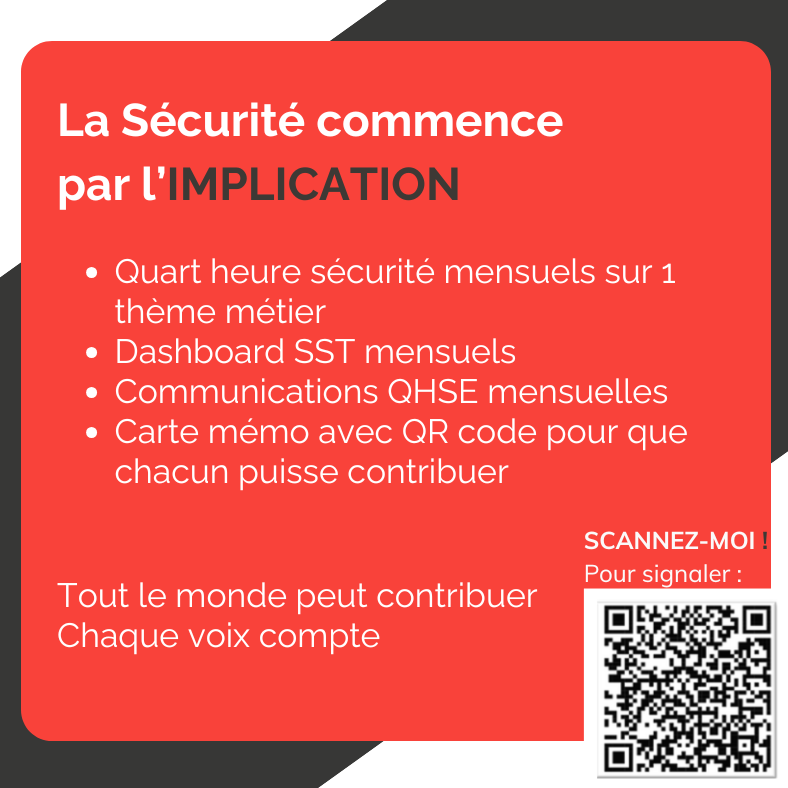 Pas de culture de Sécurité et santé au travail sans implication des parties prenantes