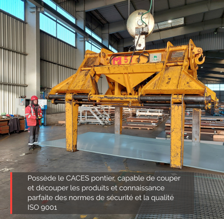 Préparateur possède son CACES pontier